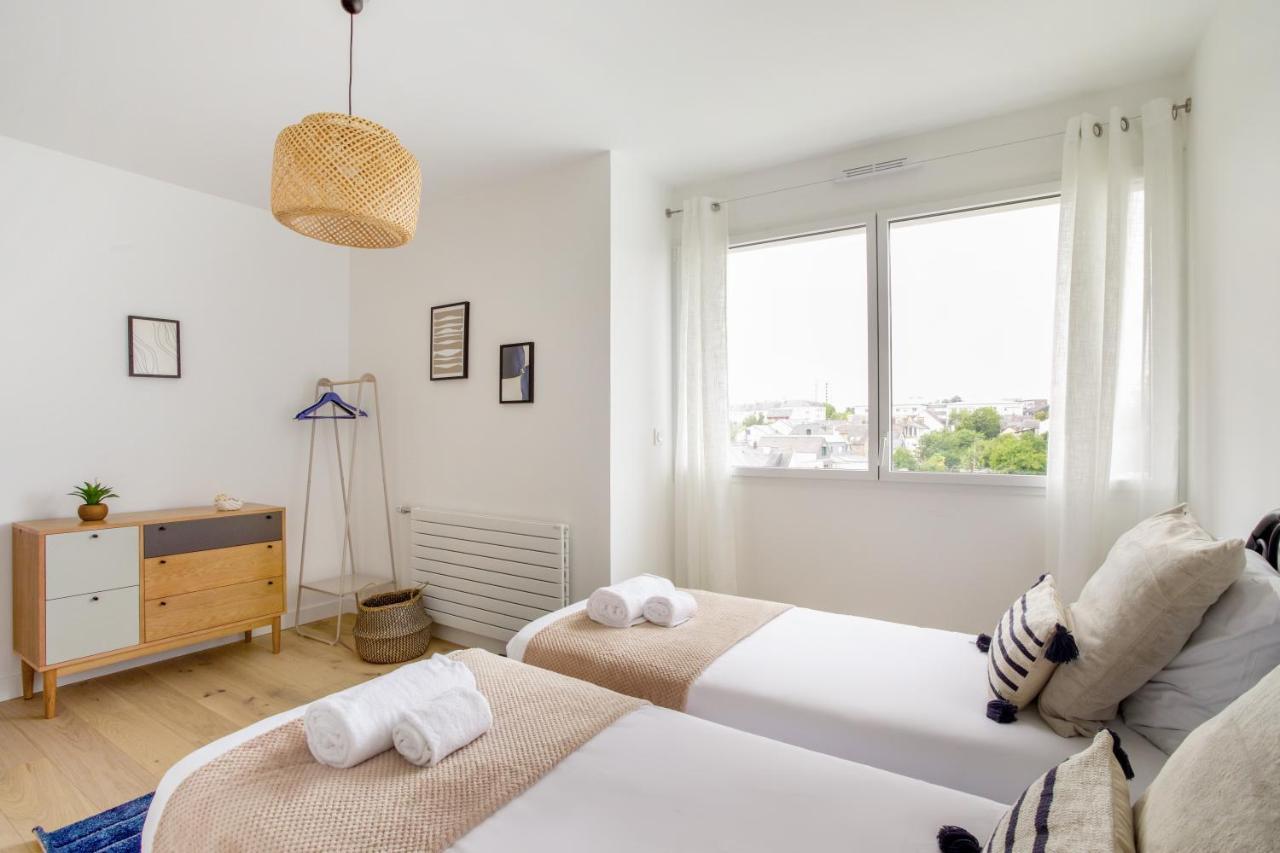 L'Air - Elegant 2 Chambres Avec Loggia Dans Residence De Haut Standing แรนส์ ภายนอก รูปภาพ